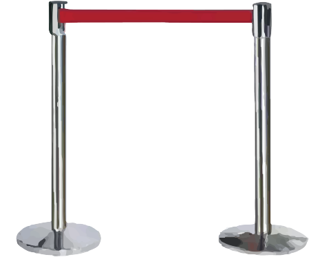 Stainless Steel Retractable Belt Q Up Stand