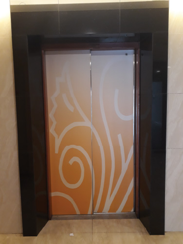 Custom Lift Door Sticker