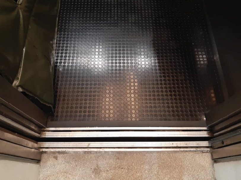 Installed Rubber Studs
