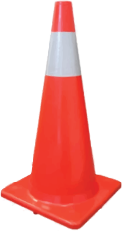 Traffic Cone with Sand Base